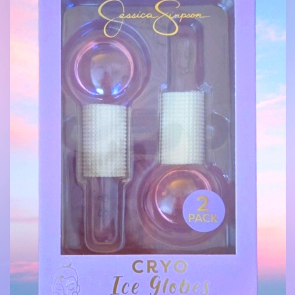 📣Jessica Simpson Cryo Ice ❄️ Globes Pink🩷  Soothes Under Eyes 👁️ Face Pain 🆕